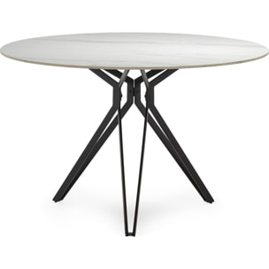 Table à manger ronde céramique 4 personnes - CUMA