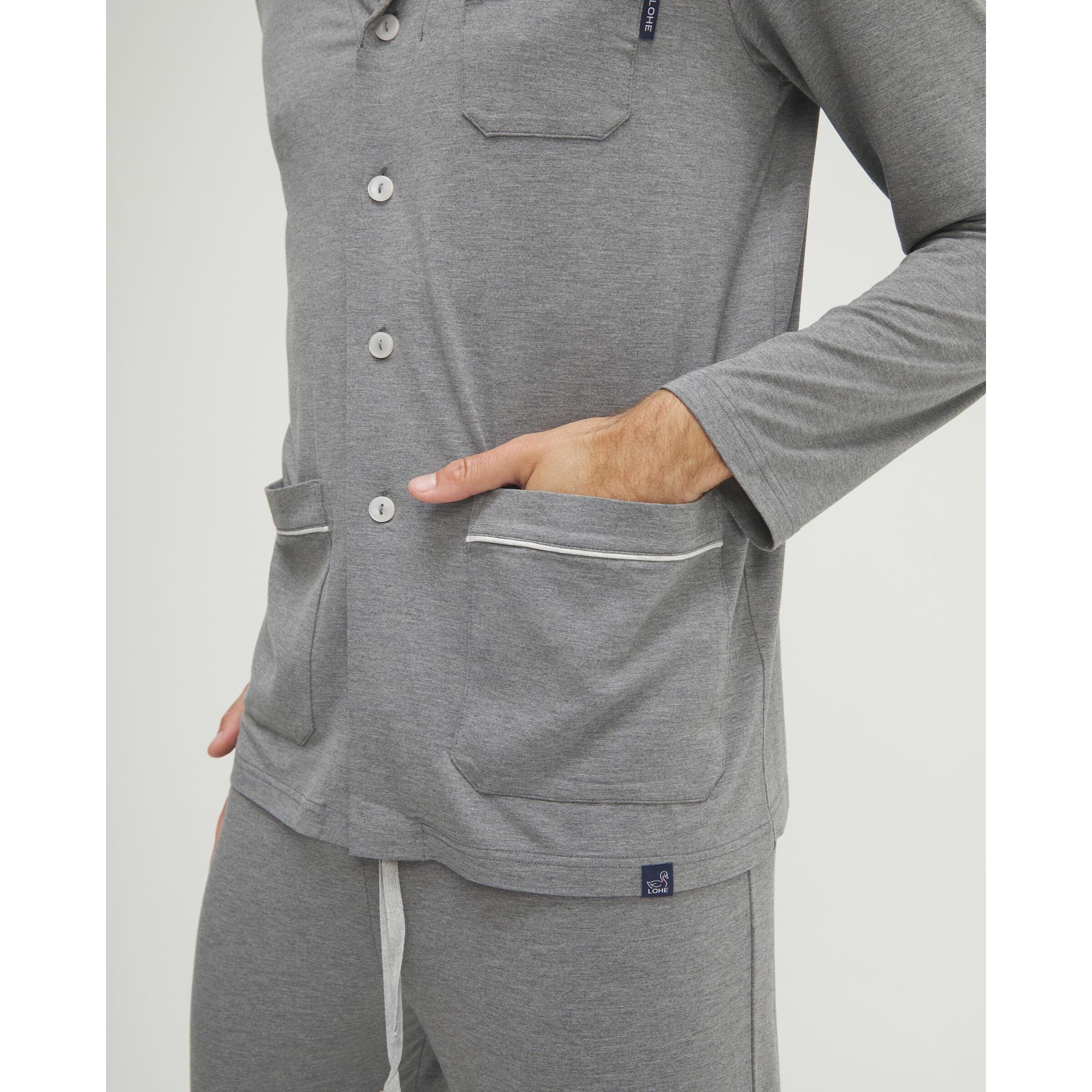 Pijama hombre modal abierto