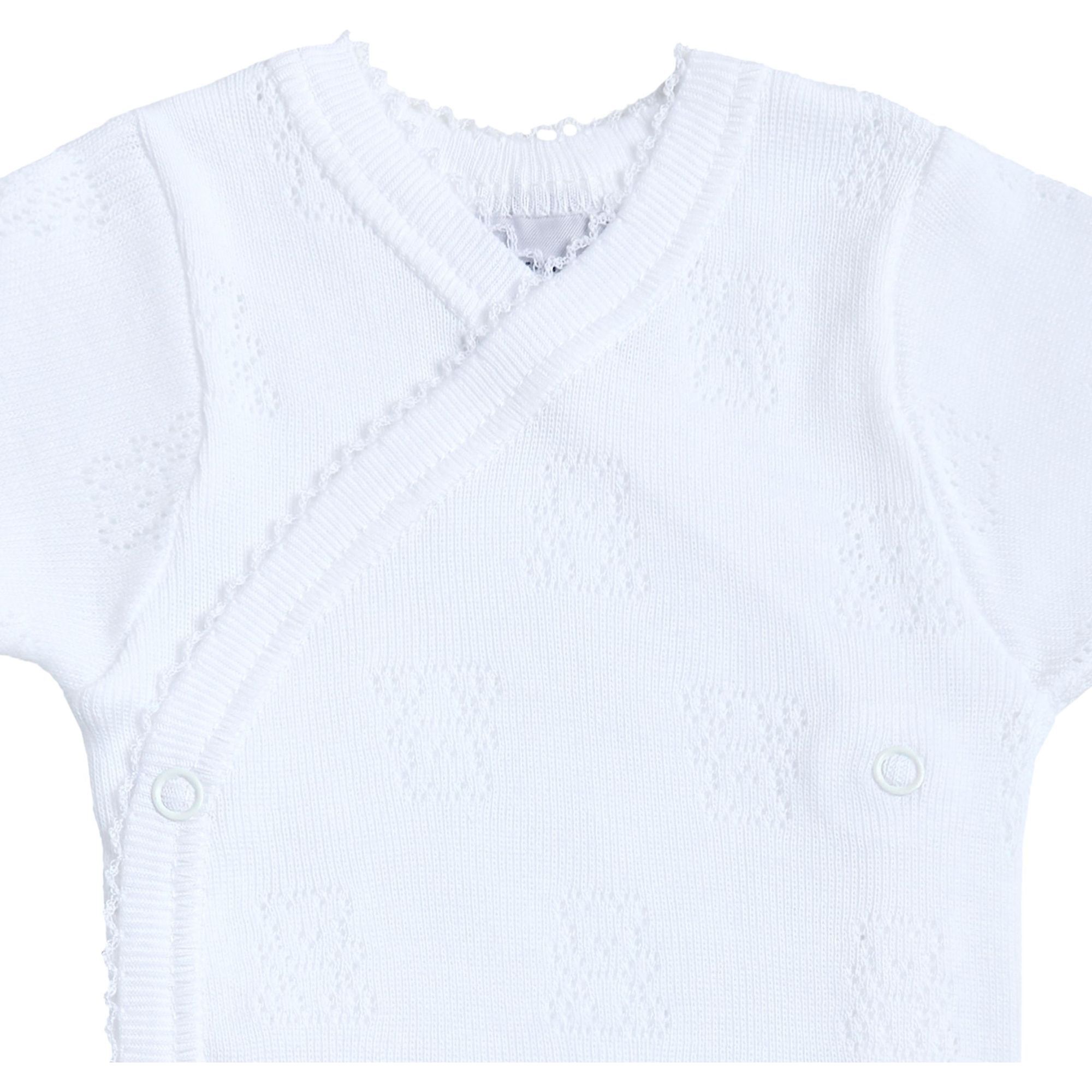 Body cruzado bebé calado ositos