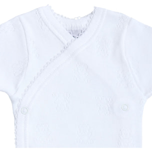 Body cruzado bebé calado ositos