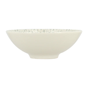 Lot de 6 coupelles à motif en porcelaine 15cm JASMIN