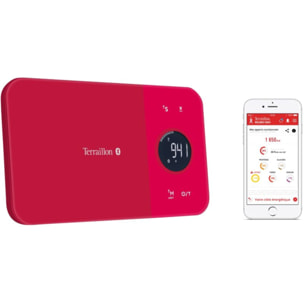 Balance connectée TERRAILLON NUTRITAB Cranberry