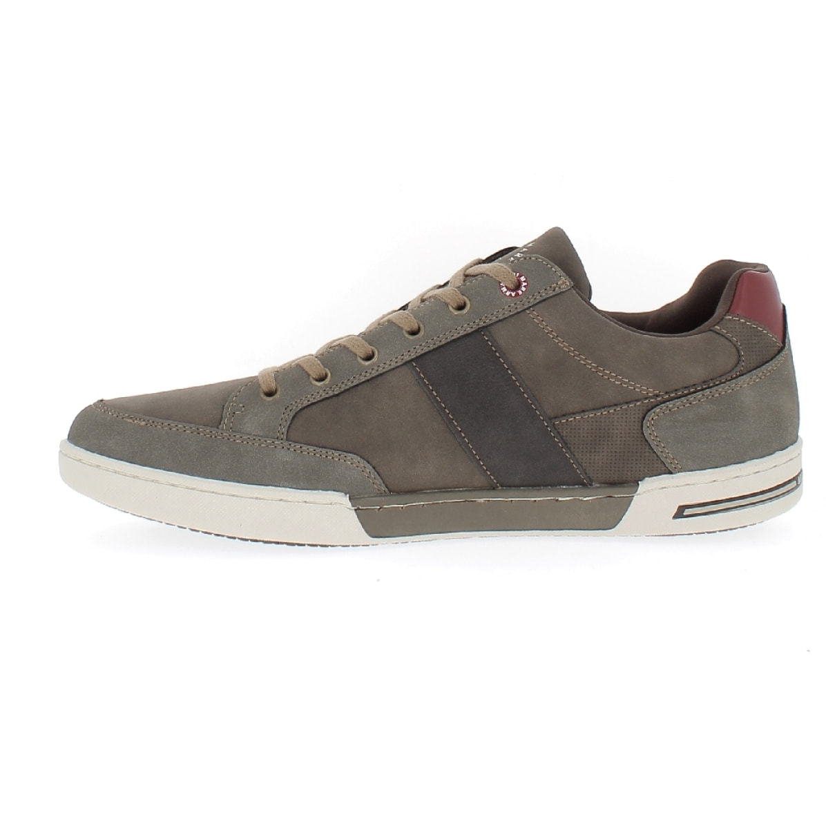 Armata di Mare Scarpe Uomo Sneakers Casual Stringate con Soletta Rimovibile in Memory Foam AMU W23M409 Taupe