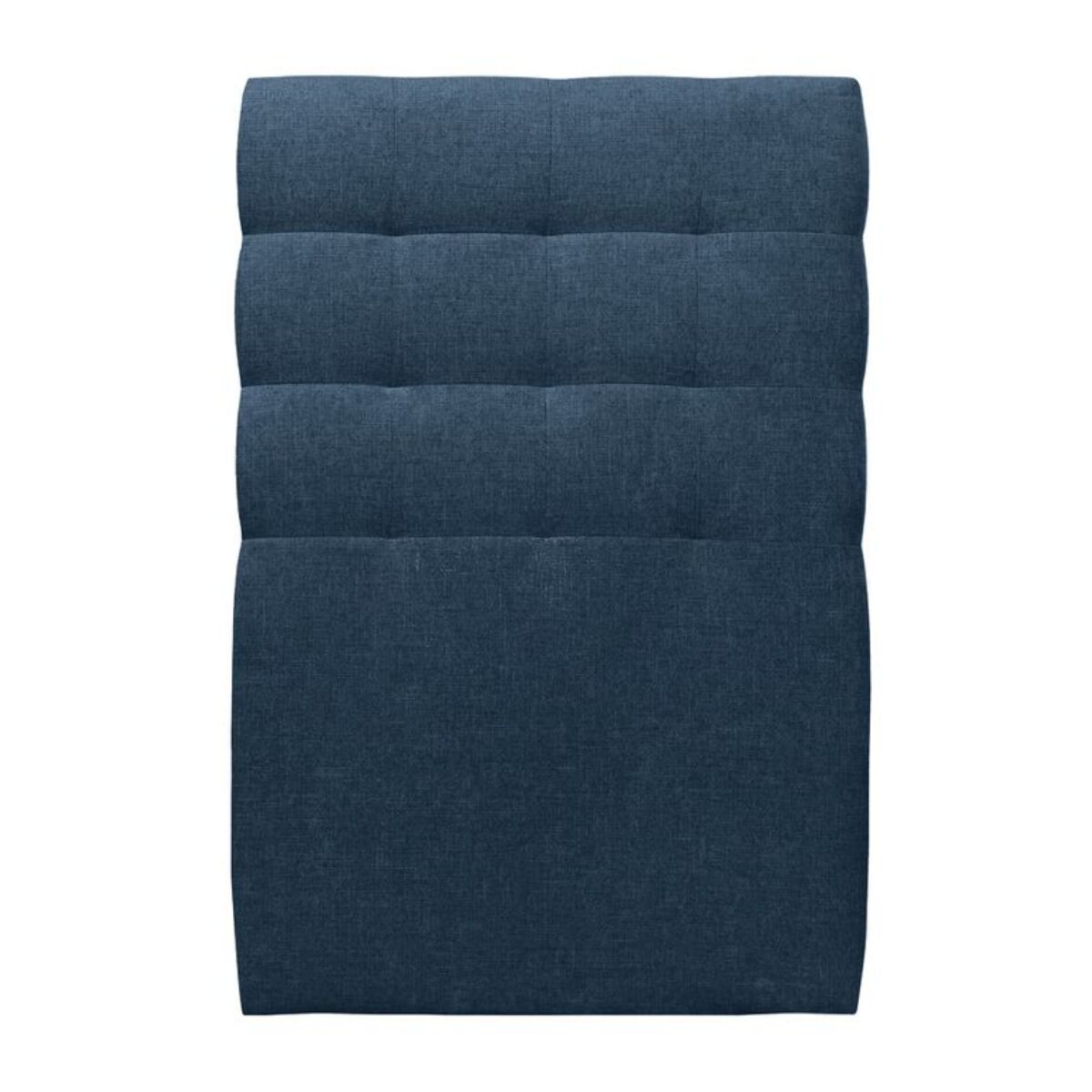 Lit avec tête de lit capitonnée tissu et sommier tapissier Ep14