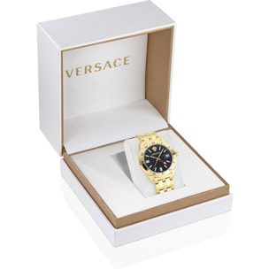 Versace Orologio Analogico Al Quarzo Greca Time Gmt
