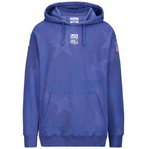 Kappa - Felpe Uomo Donna Blu - Supporter Utawi Racea Us