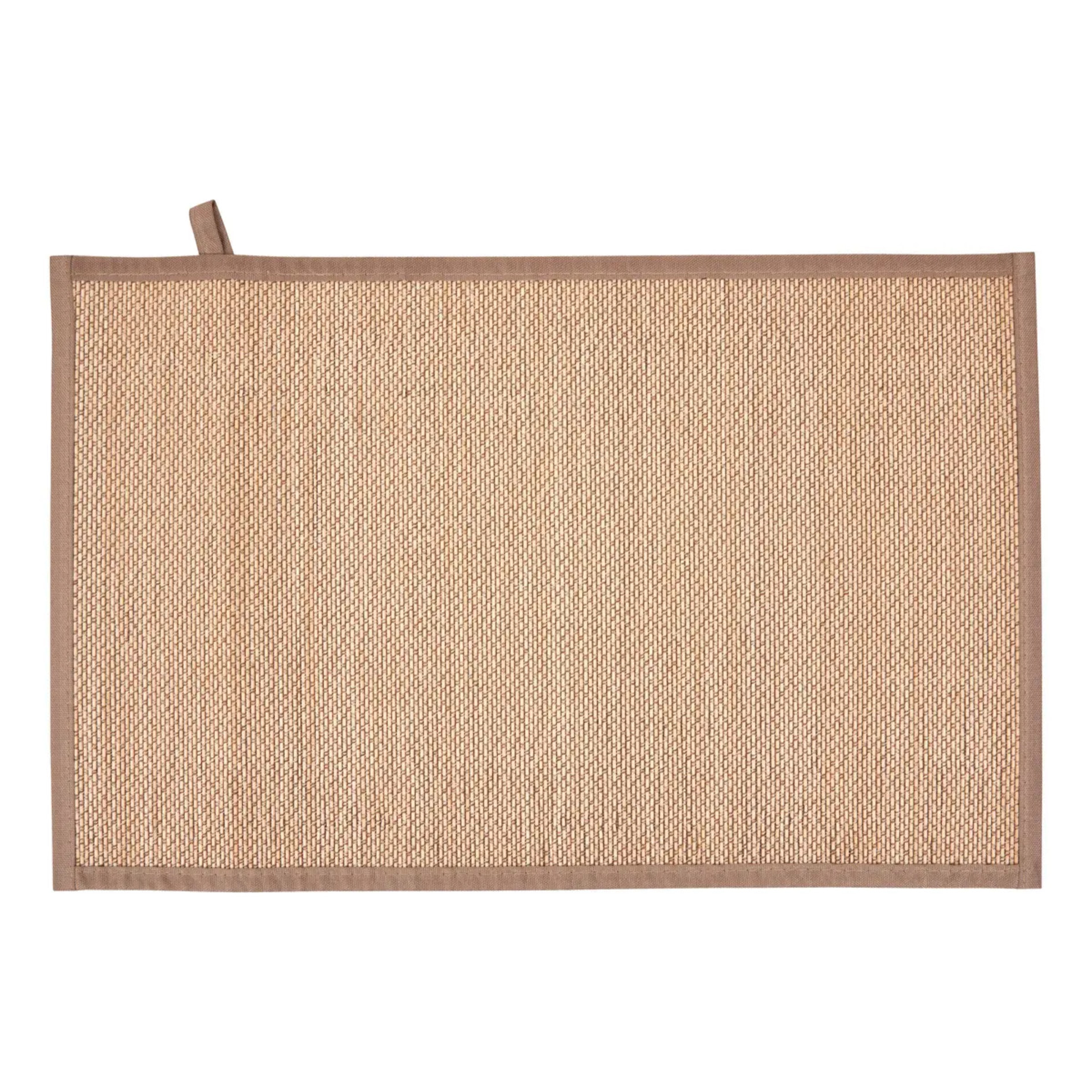Tapis de bain texturé Stemy 50x80cm beige