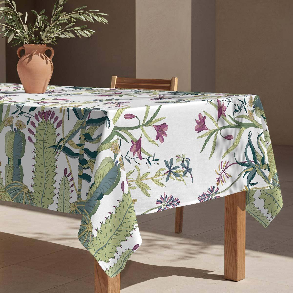 Mantel antimanchas Jungle - 100% algodón -