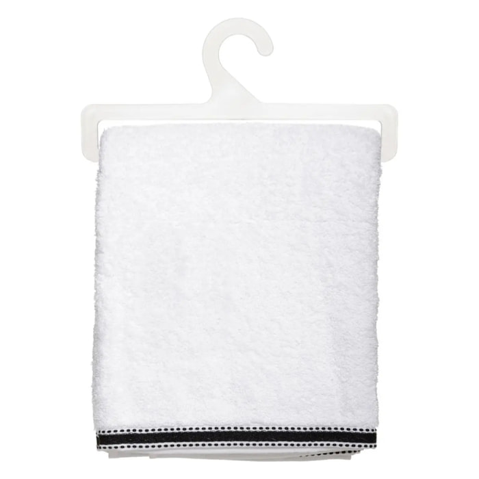 Drap de bain "Joia" coton blanc 100x150cm