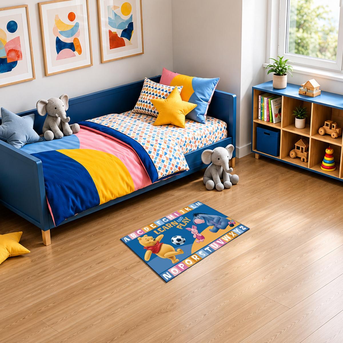 Tapis enfant Lavable 30° motif animaux HISE