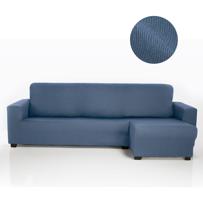 Funda ELÁSTICA para Chaise Longue deracha (visto de frente) brazo largo modelo MARCELA