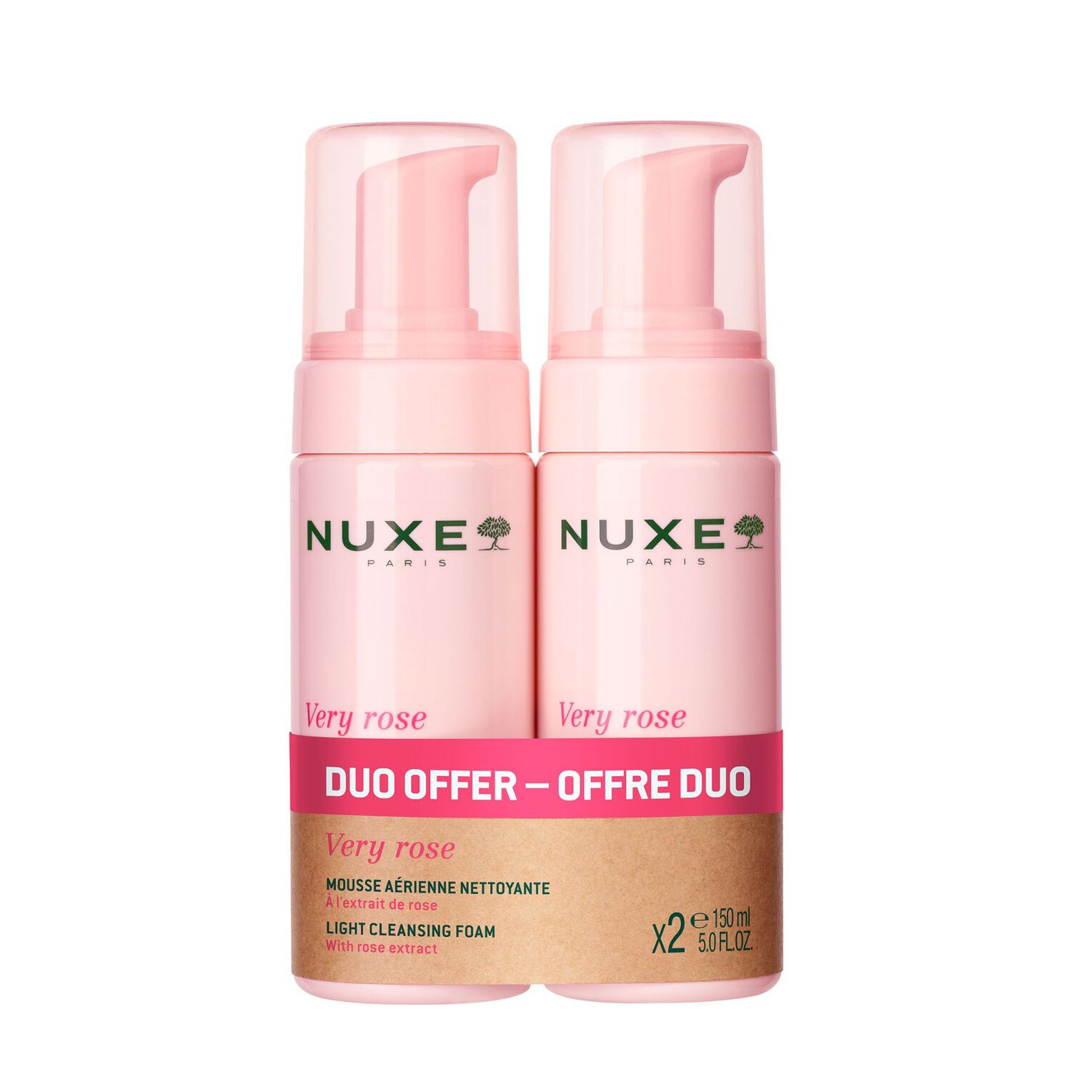 Very Rose - Duo Mousse Aérienne Nettoyante 2x150 ml