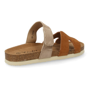 Sandalia Mujer cómoda doble tira