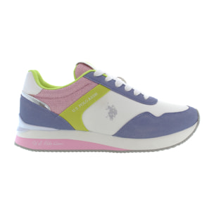 Sneakers U.S. Polo Assn Periwinkle-Lime