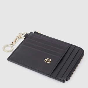 Piquadro Portacarte con portachiavi