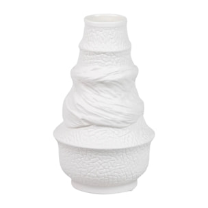 Florero Ceramica Blanco Itaca 35x14x39 Cm