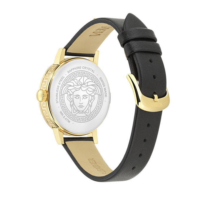 Versace Reloj Analógico De Cuarzo Greca Fortuna (Wc-0A)