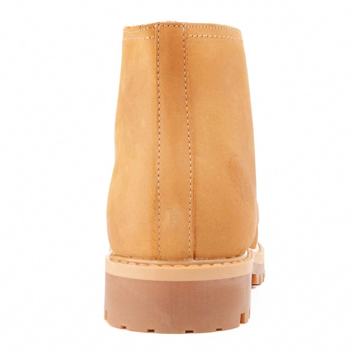 Botín De Piel - Marrón