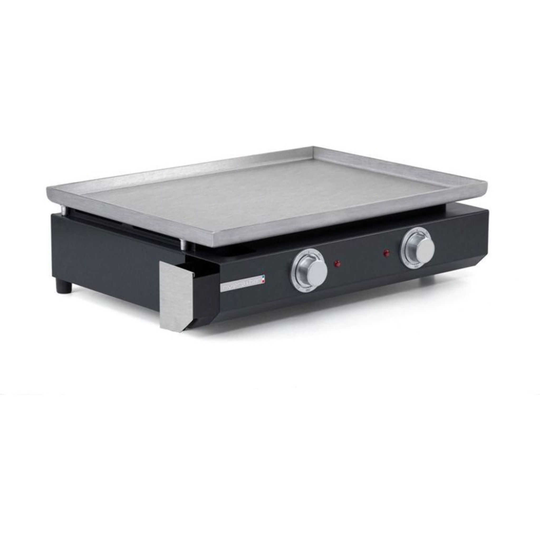 Plancha électrique RIVIERA ET BAR QPL1230 inox 2 brûleurs à poser, 55x40 cm