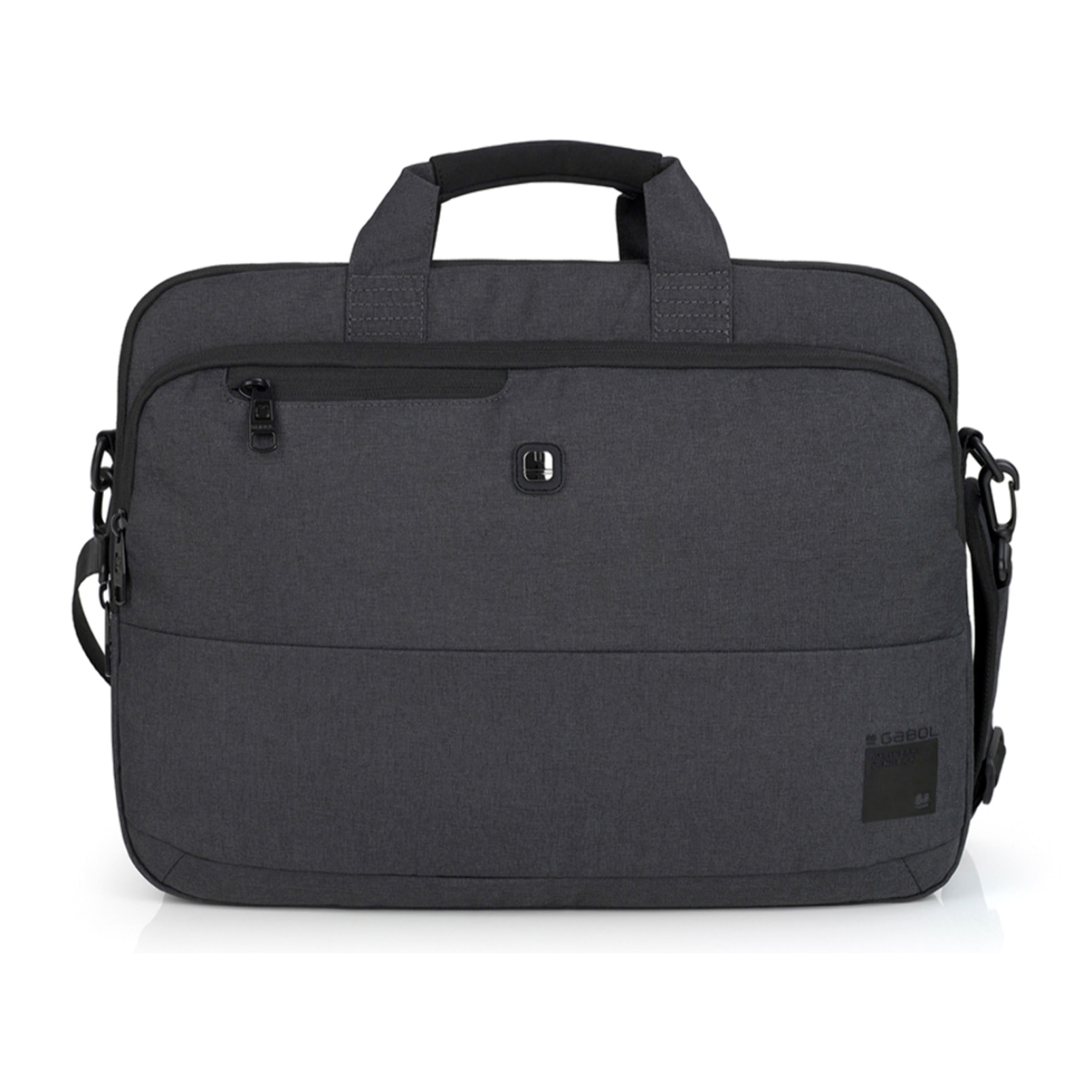 Maletín para portátil Gabol Level de material reciclado y resistente al agua