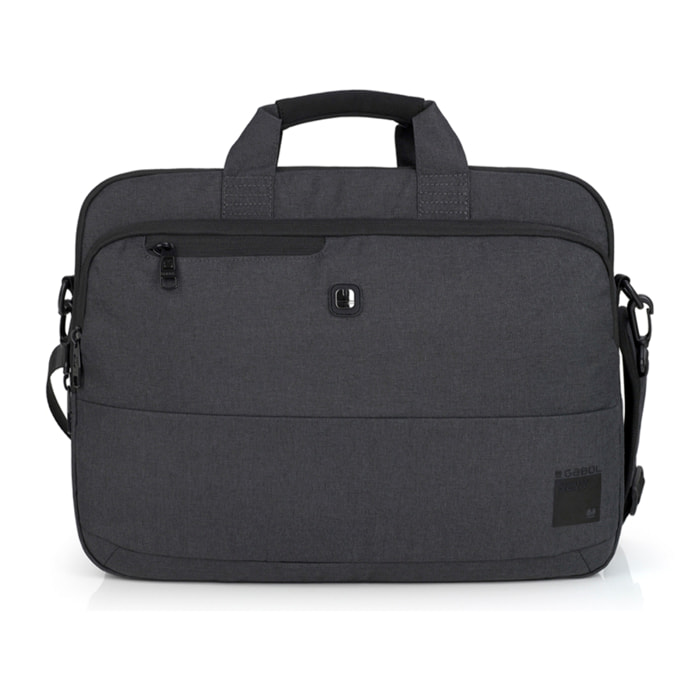 Maletín para portátil Gabol Level de material reciclado y resistente al agua