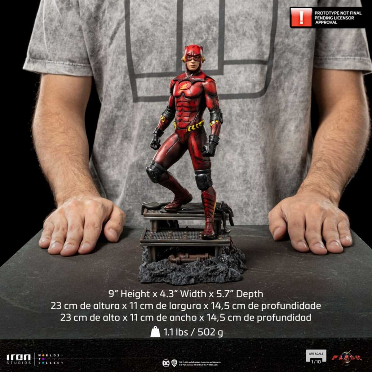 Dc Comics The Flash Movie Art Scale Statua 1/10 The Flash (alternative Version) 23 Cm Iron Studios