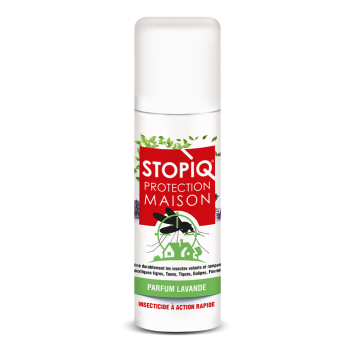 NUTRI EXPERT - Stopiq Protection Maison - Spray insecticide et répulsif - Parfum lavande