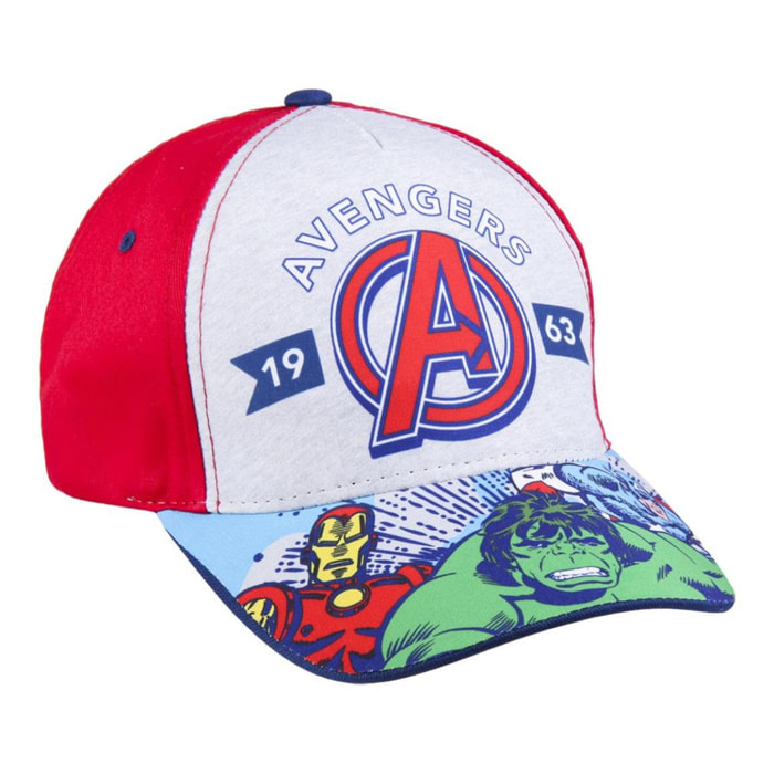 Berretto con visiera Avengers Rosso Lui Marvel Multicolor