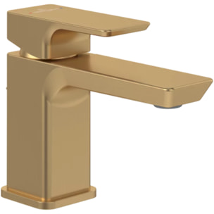 Mitigeur lavabo compact Subway 3.0 sans tirette Or brossé