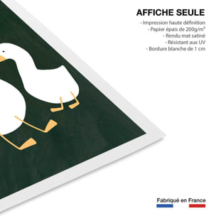 Affiche enfant oie  Affiche seule