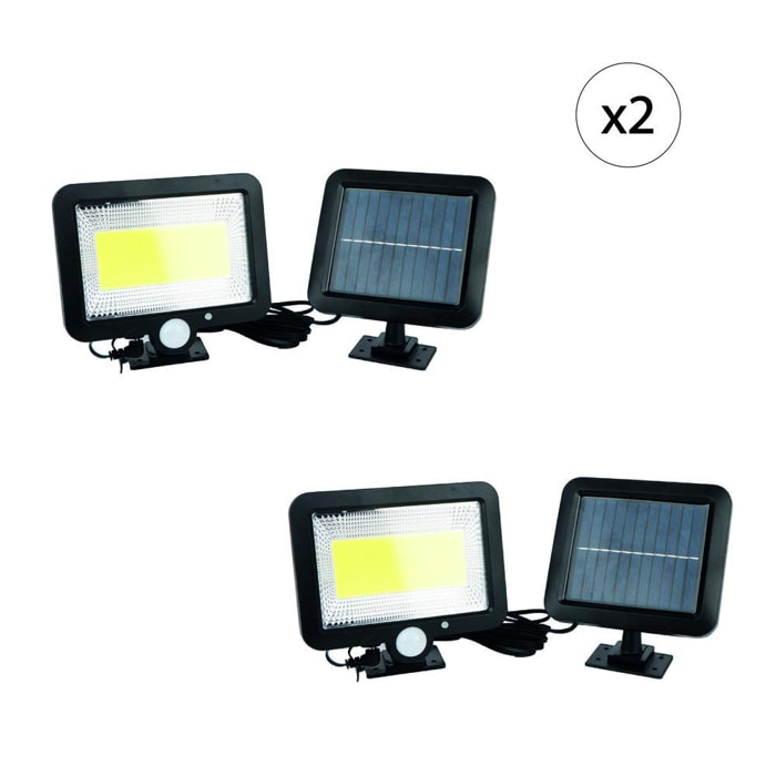 EZIlight® Solar moon one - Pack de 2 lampes