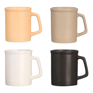 Pack 4 jarras surtido 4 col neutros 550 ml