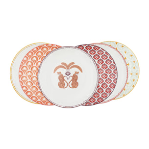 Lot de 6 petites assiettes, ZOELA
