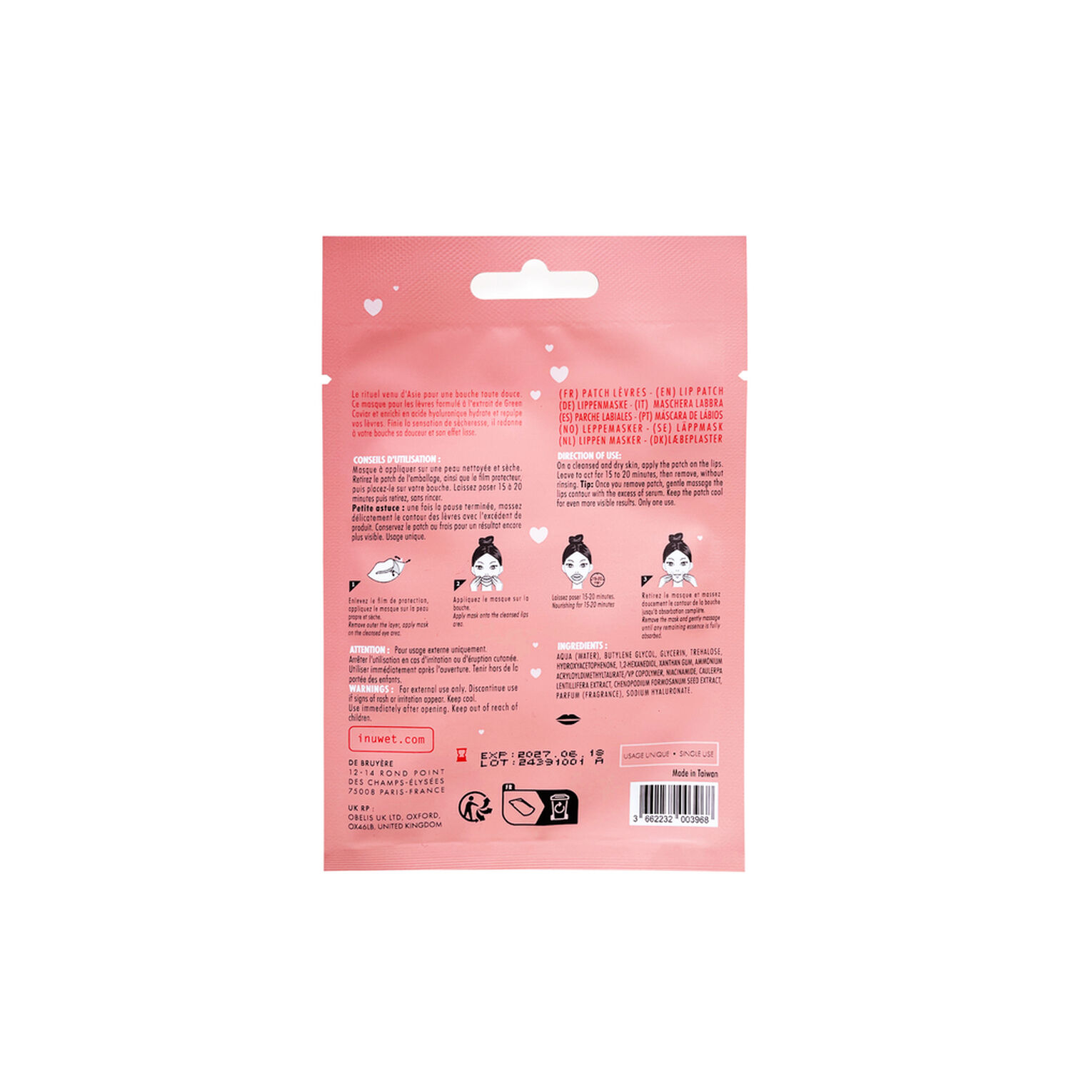 Supers Pouvoirs - Patch Lèvres Hydratant et Repulpant 8 ml