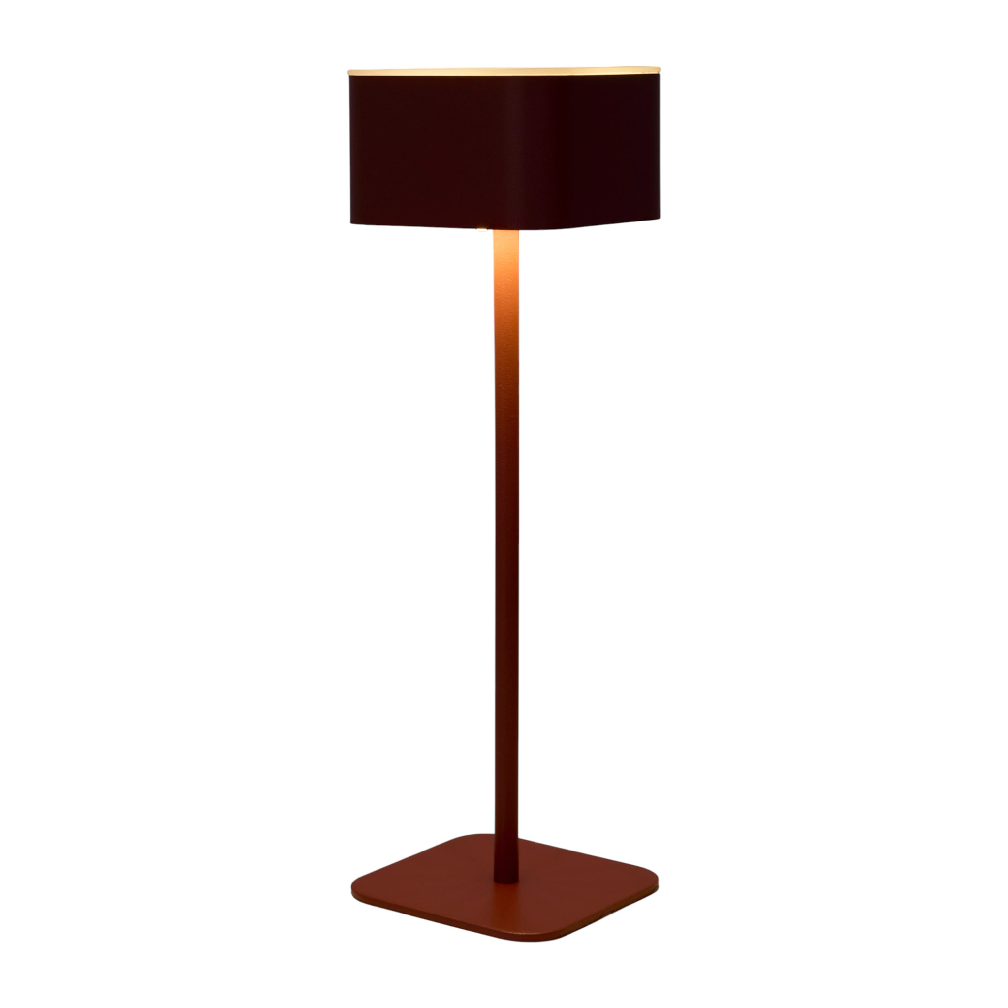 Lampe - HOME DECO FACTORY - TERRA - Rechargeable - Tactile - Rouge