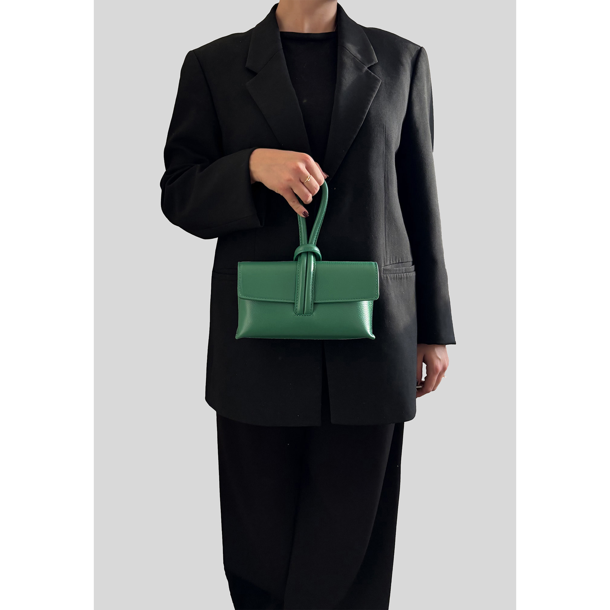 Borsetta Pochette in Vera Pelle Made in Italy