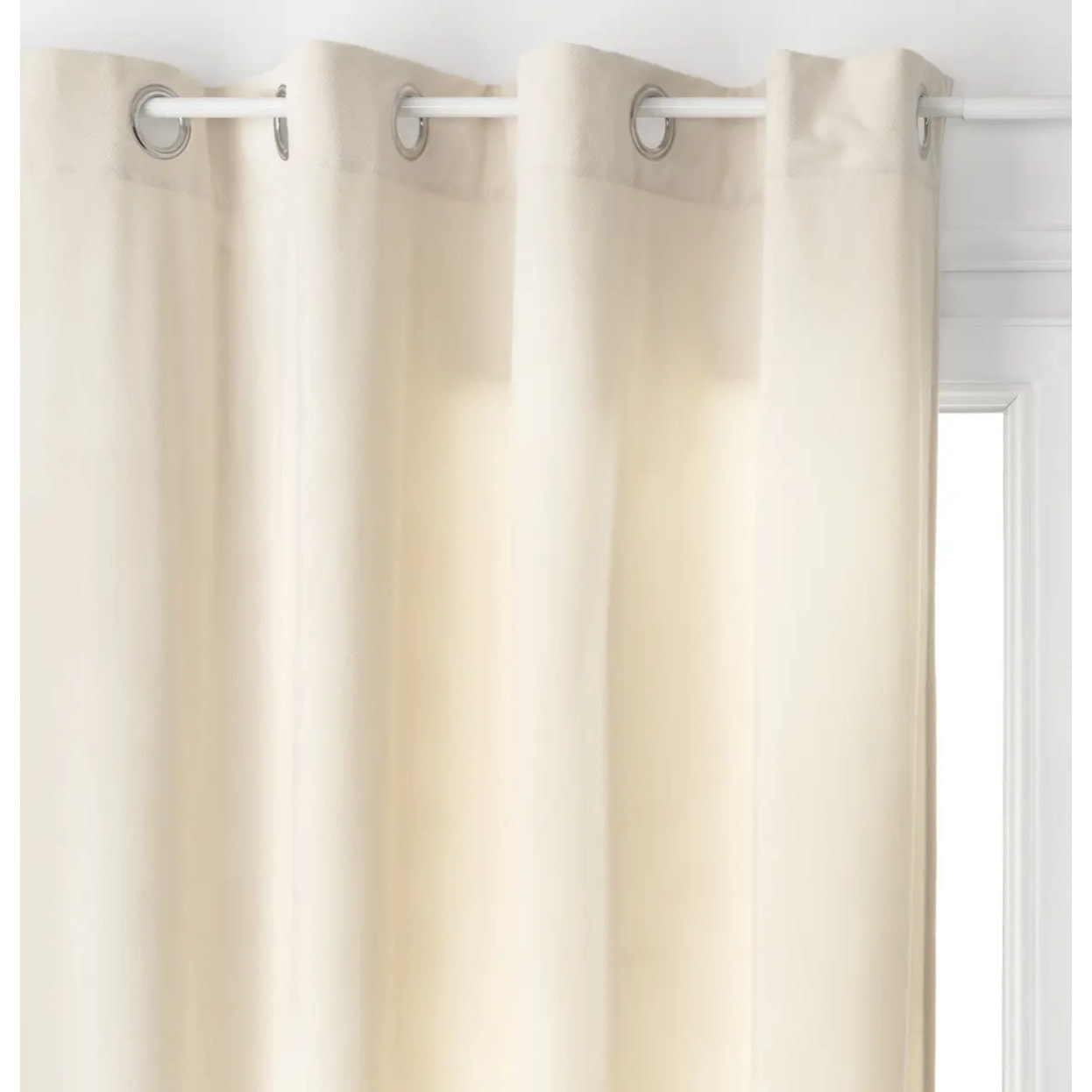 Rideau à oeillets "Lilou" - ivoire 140x260 cm