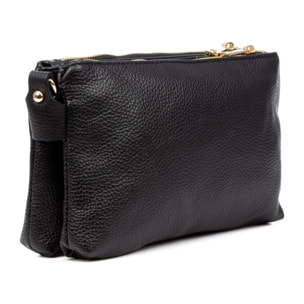 Barbania bolso bandolera mujer. Piel auténtica Dollaro.