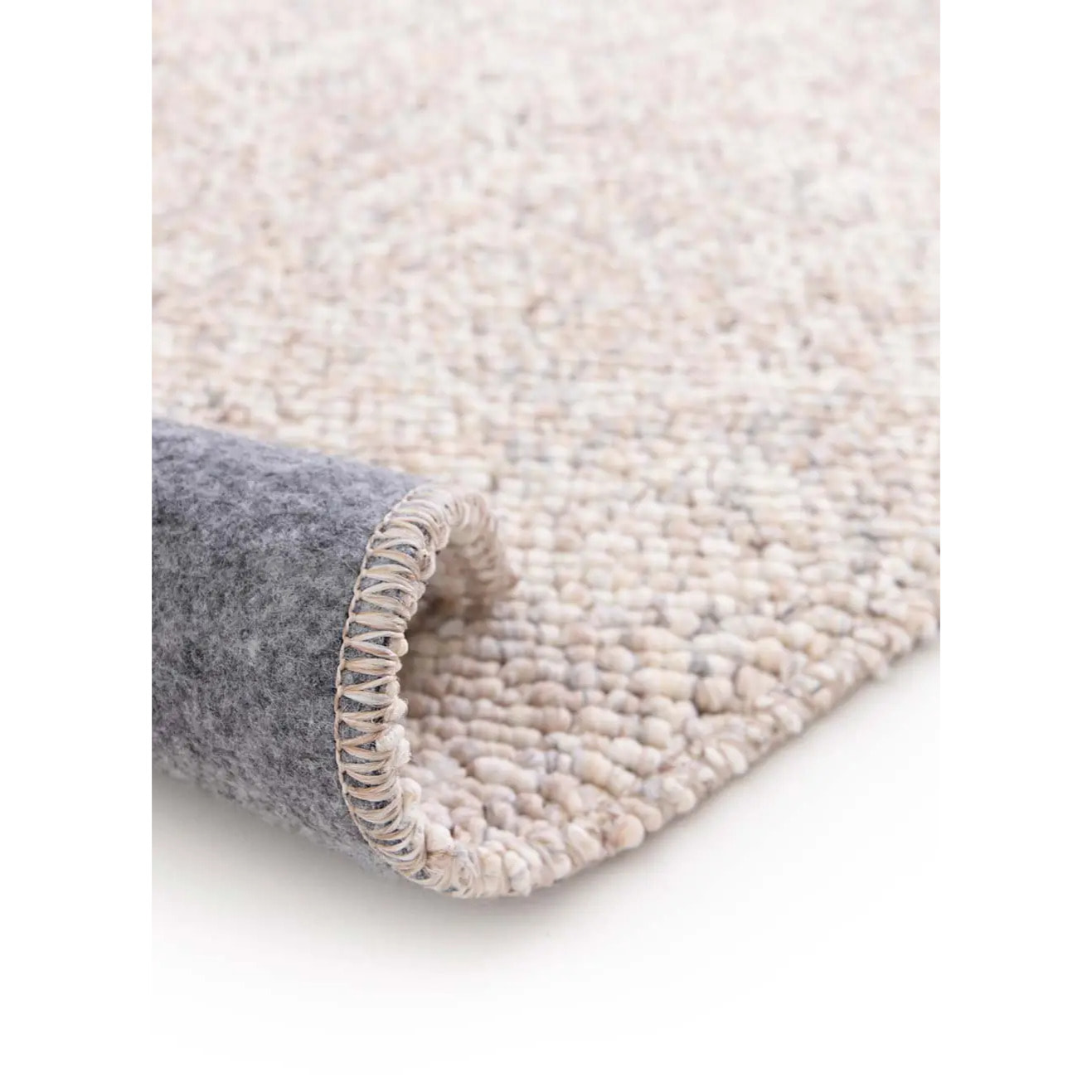 PETRA Alfombra lavable tejido en bucle en crema, varias medidas disponibles.