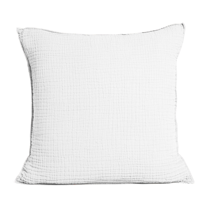 Housse de coussin en gaze de coton, SIMPLEMENT GAUFRÉ