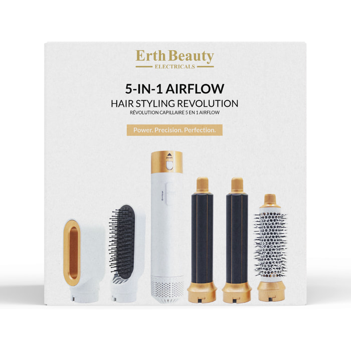 REVOLUCIÓN DEL PEINADO CON FLUJO DE AIRE 5 EN 1