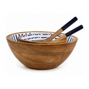 Set de 2 saladiers et couverts, SANTORIN