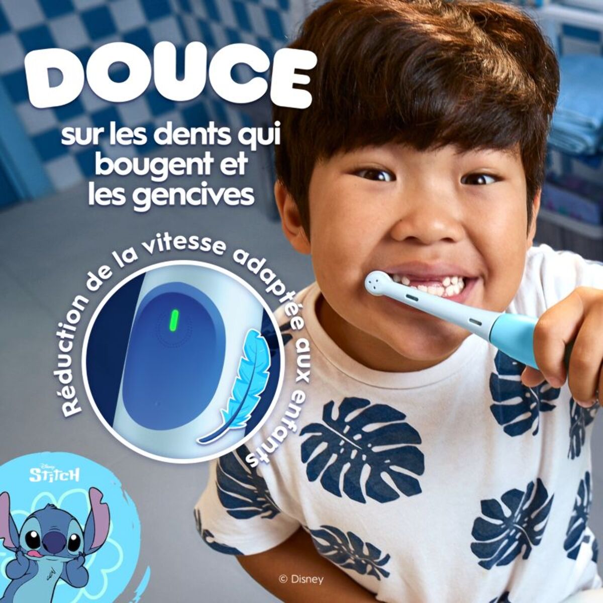 Brosse à dents électrique ORAL-B iO2 Kids Stitch + Travel Case