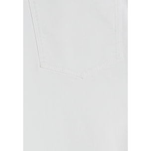 Pantaloni skinny vita regular in tessuto tinto capo