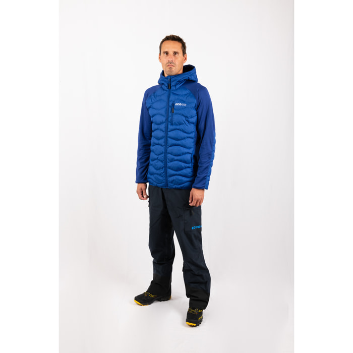 Chaqueta ECOActive Hybrid Insulated Jacket with cap dela marca ECOON - Azul Cielo