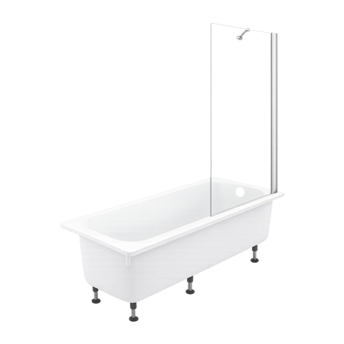 Pack baignoire droite 170 X 75 Brive + pare bain