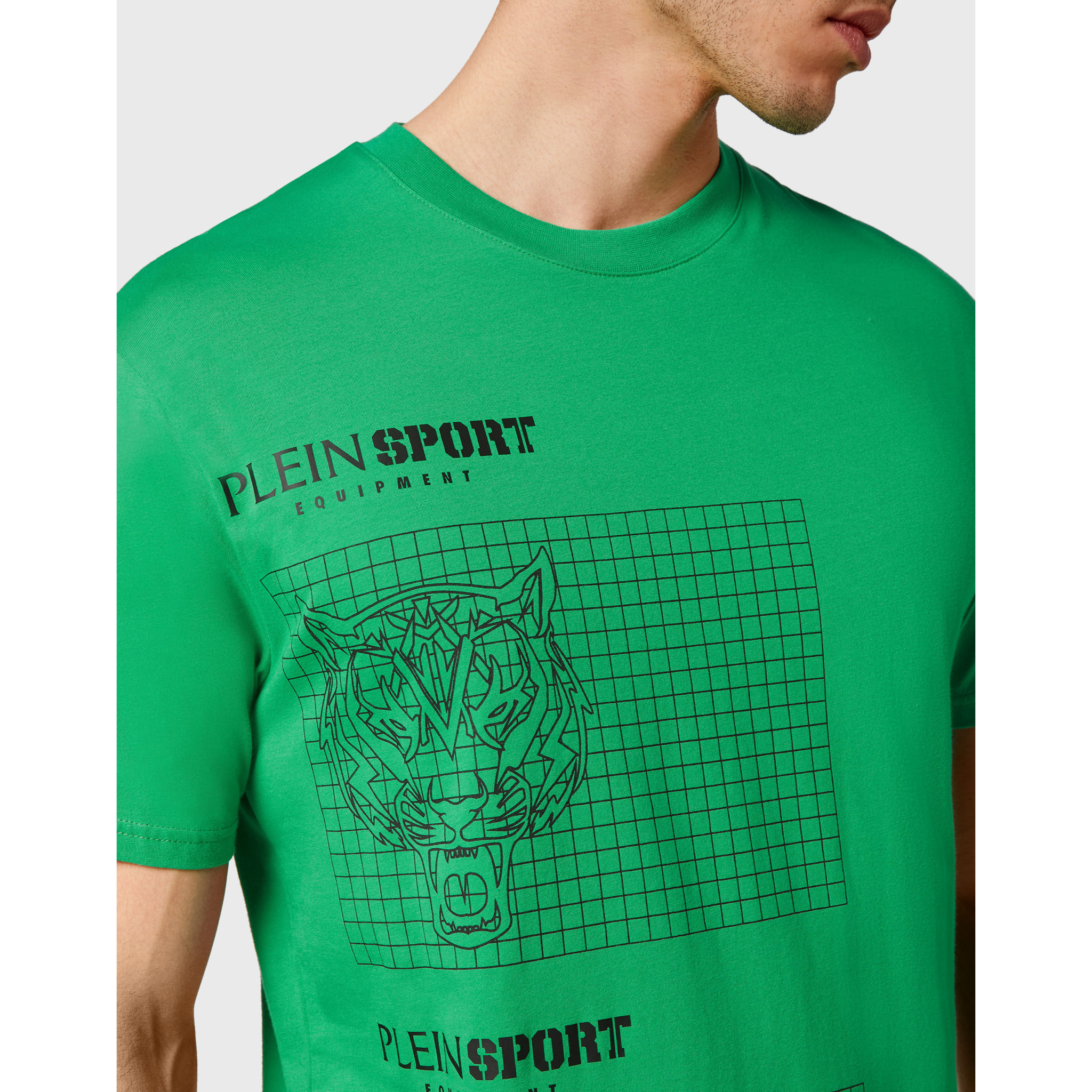 PLEIN SPORT Camiseta Cuello Redondo TIGER