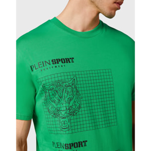 PLEIN SPORT Camiseta Cuello Redondo TIGER