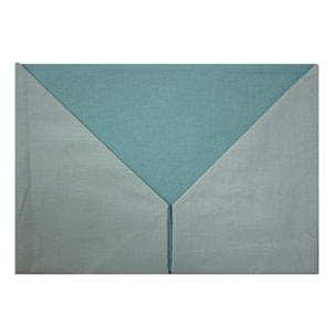 COMPLETO LENZUOLA LETTO MATRIMONIALE BICOLOR VERDE