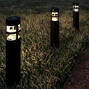 Well Home Luz de Espiga Solar con LED Blanco Cálido - Batería Recargable